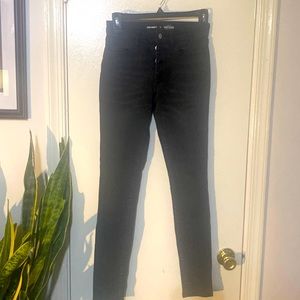 Girls sz 14 Old Navy rockstar super skinny jeggings high rise button fly